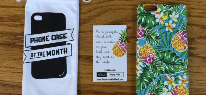 Phone Case of the Month Subscription Review + 50% Off Coupon – June 2016