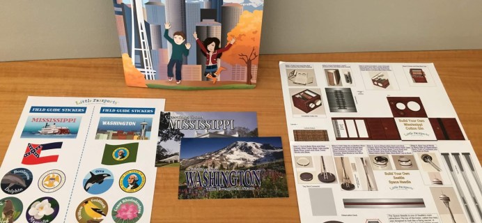 Little Passports USA Subscription Box Review + Coupon – Washington & Mississipi