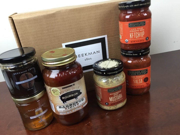 Beekman 1802 Specialty Food Club Box June 2016 review