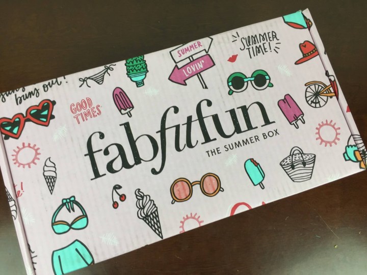 FabFitFun Box Summer 2016 box