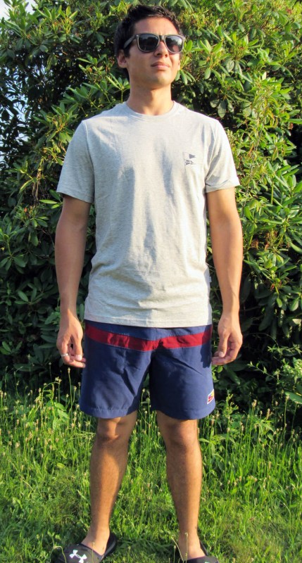 Drifter Tee and Ferry Board Shorts - Front
