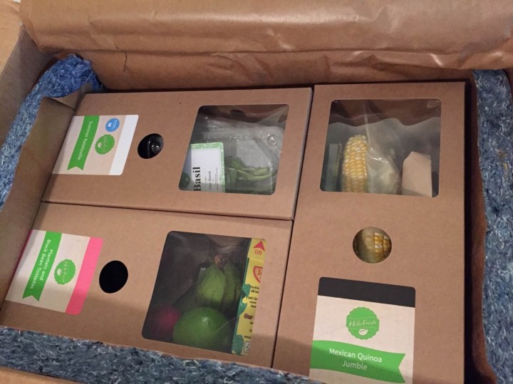 Hello Fresh Veggie Box May-June 2016 unboxing