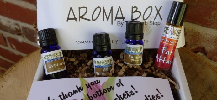 Herb Stop Aroma Subscription Box Review & Coupon – June 2016