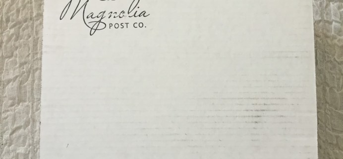 Magnolia Post Co June 2016 Collection Review & Coupon