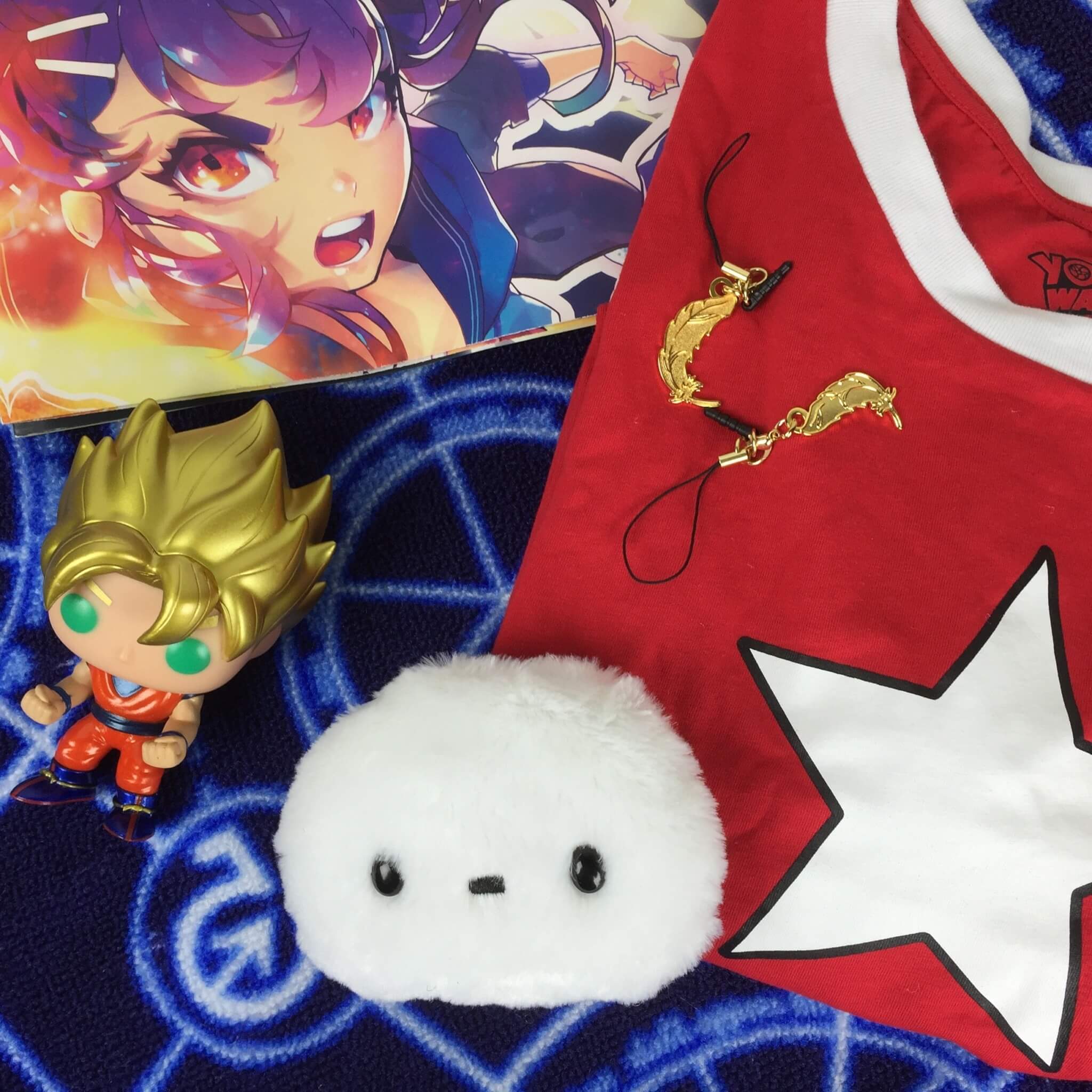 Loot Crate Anime Mixed Lot w/ Box | NEW ITEMS | Phone Charm | Poster |  Statue | eBay