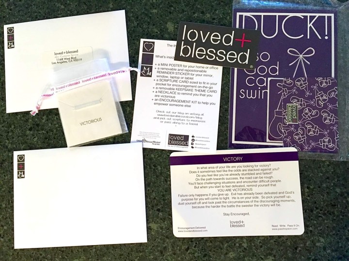 Love + Blessed Box July 2016 review