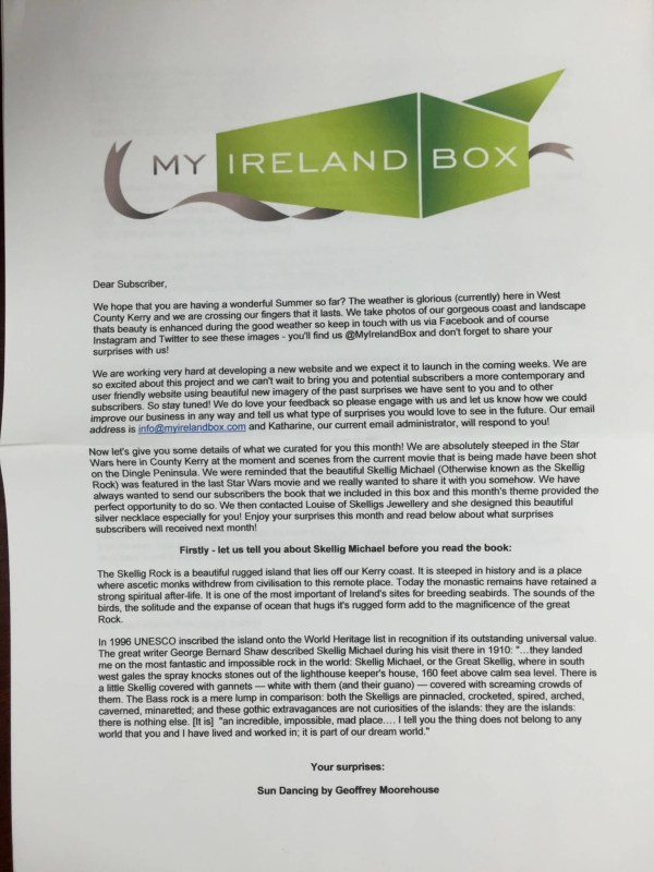 My Ireland Box June 2016 (1)
