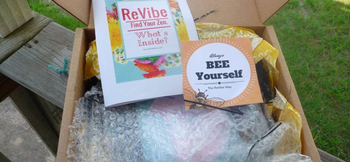 ReVibe June 2016 Subscription Box Review + Coupon – Bee Yourself Box