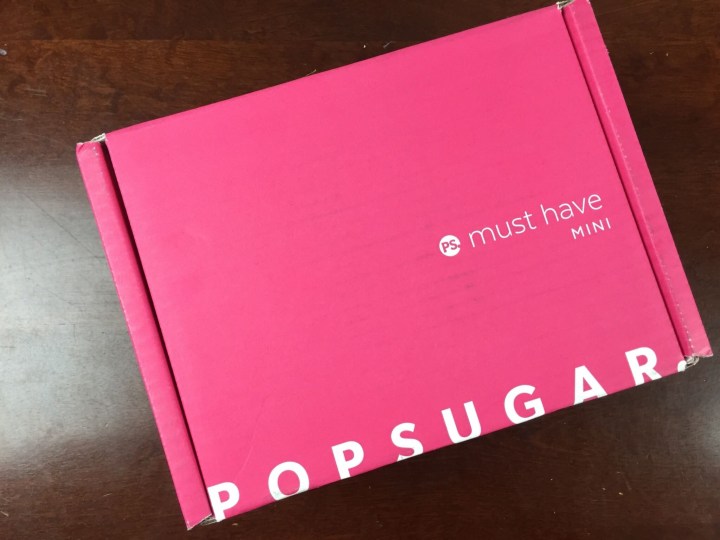 POPSUGAR must have mini june 2016 box
