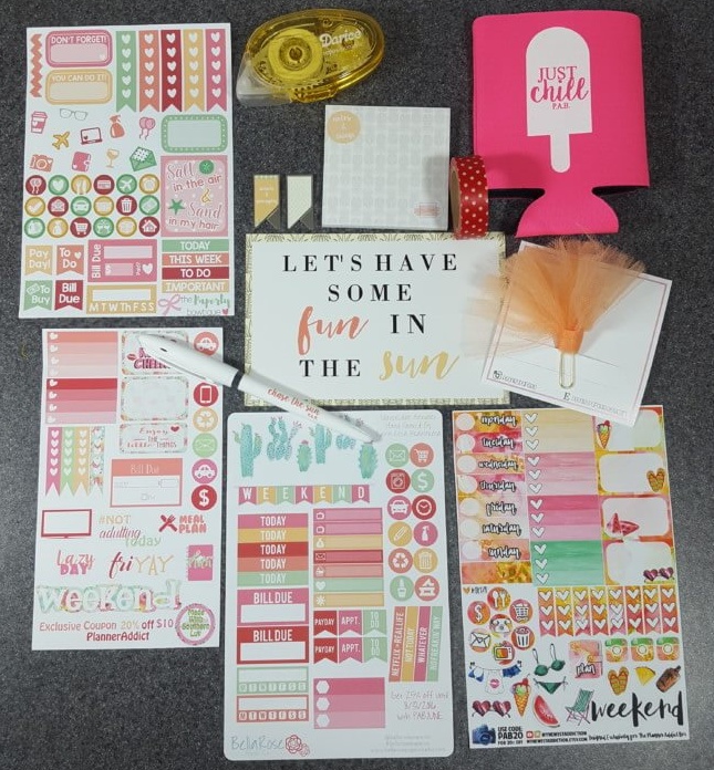 The Planner Addict Box June 2016 Subscription Box Review - Hello ...