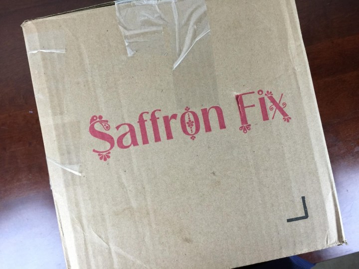 Saffron Fix June 2016 box