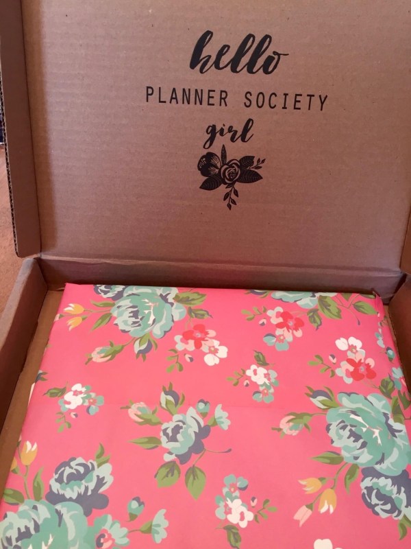 Scarlet Lime Planner Society Kit Club June 2016 unboxing