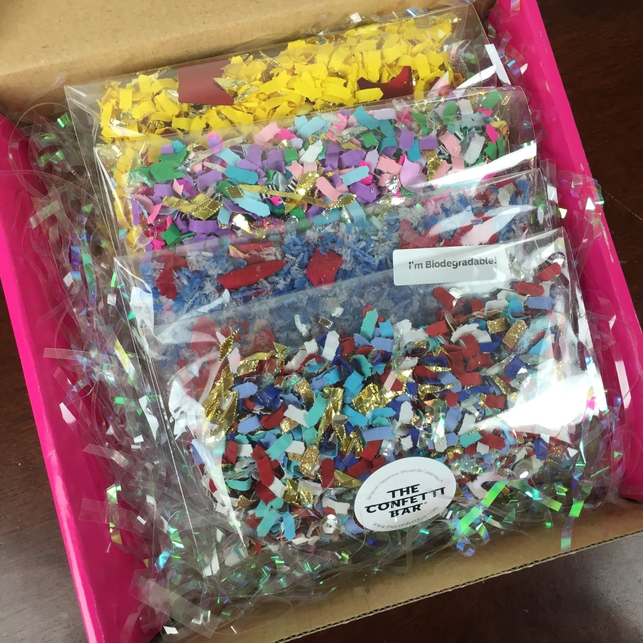 The Confetti Bar July 2016 Subscription Box Review Hello Subscription