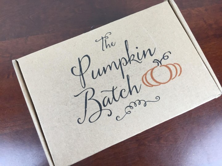 The Pumpkin Batch Box June 2016 box