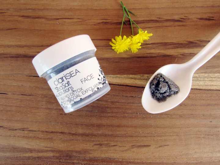 Clarisea Sea Salt Solutions Rapid Detox Charcoal Exfoliant