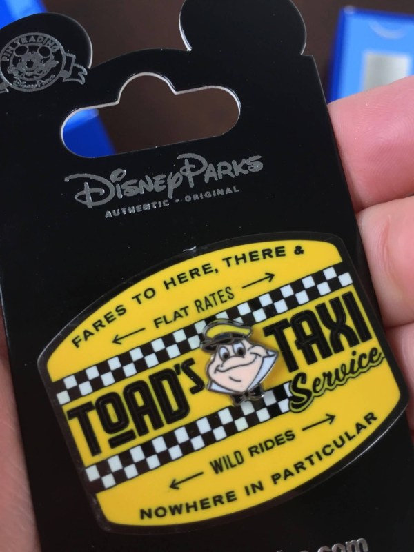 disney park pack pin trading box june 2016 mr toad taxi