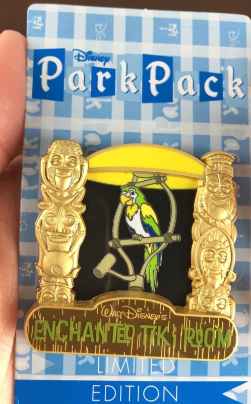 disney park pack pin trading box june 2016 tiki room