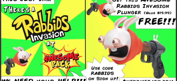 Awesome Pack Deal: Free Rabbids Invasion Plunger with Subscription!