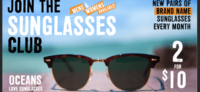New Sunglasses Subscription: Monthly Sunglasses Club