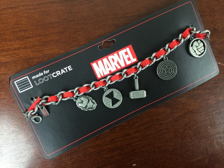 level up loot crate may 2016 marvel bracelet