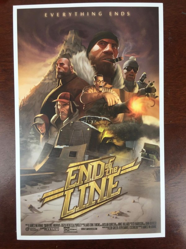 loot gaming june 2016 end of the line print