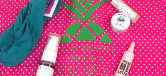 Luxe Pineapple Post June 2016 Subscription Box Review & Coupon