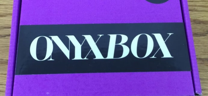 We Are Onyx ONYXBOX June 2016 Subscription Box Review