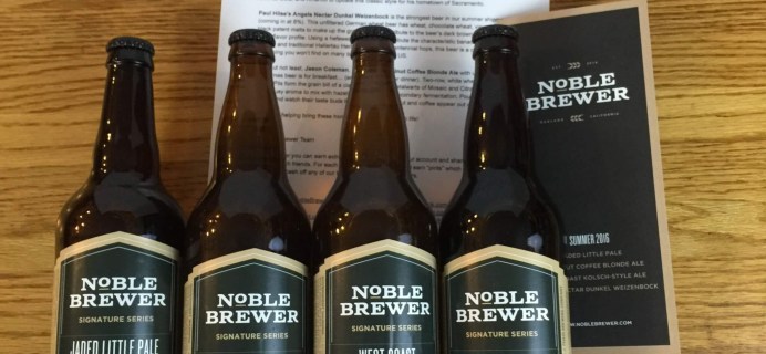 Noble Brewer Subscription Box Review + Coupon – Summer 2016