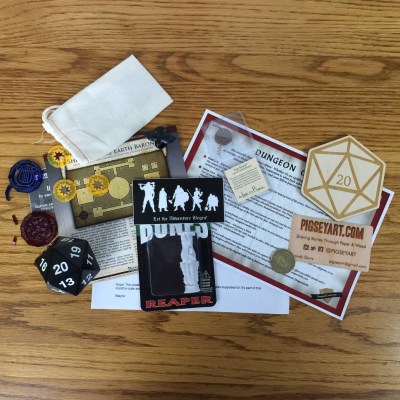 Dungeon Crate July 2016 Subscription Box Review