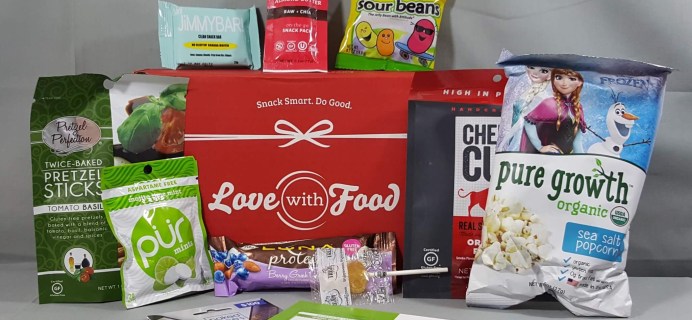 July 2016 Love With Food Subscription Box Review + Coupons