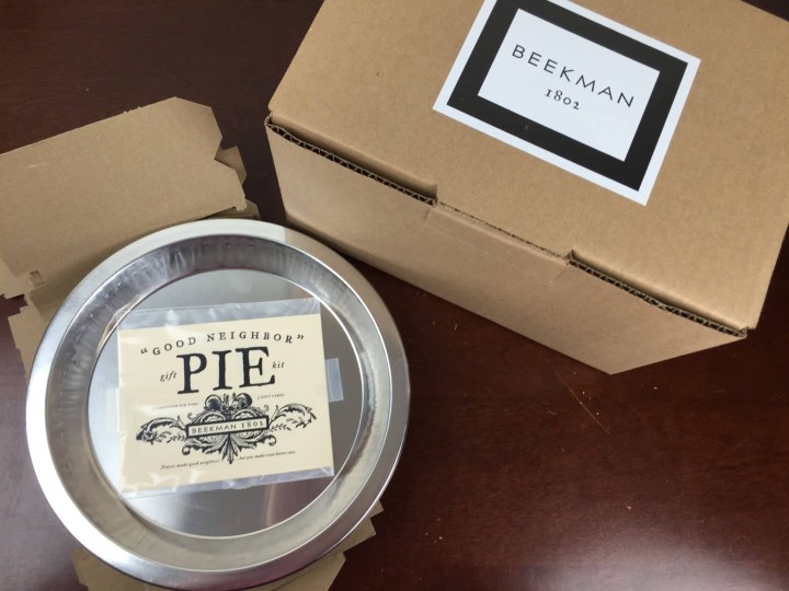 Beekman 1802 Specialty Food Club July 2016 unboxing