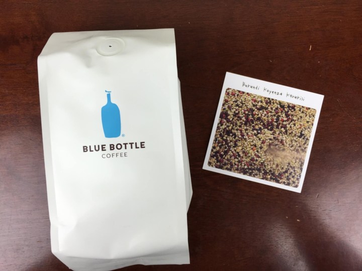 Blue Bottle Coffee Box June 2016 review