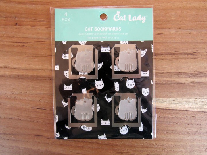 Silver Cat Clip Bookmark Set Limited Edition for CatLadyBox