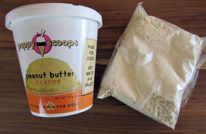 Puppy Scoops Peanut Butter Flavor IceCream
