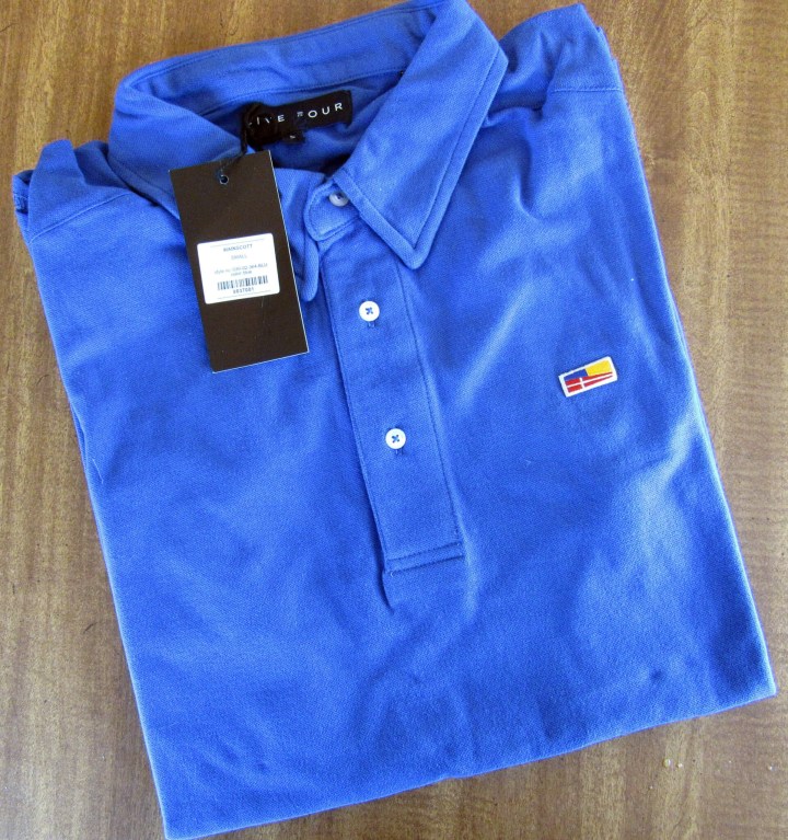 Wainscott Cotton Blue Polo Shirt