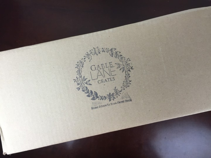 Gable Lane Home on the Range Exclusive Crate July 2016 box