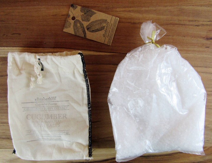 Elizabeth W Cucumber Bag of Salts