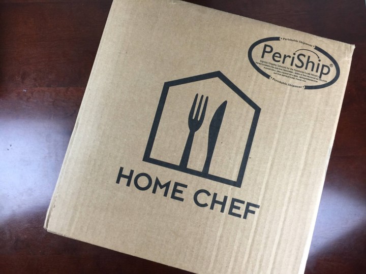 Home Chef Box June 2016 box