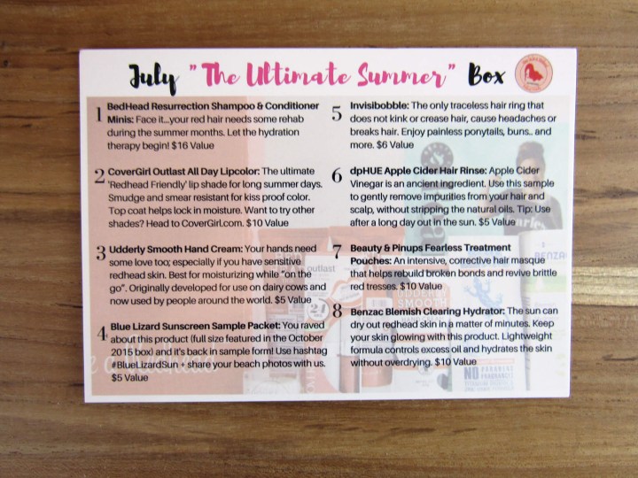 Information Card