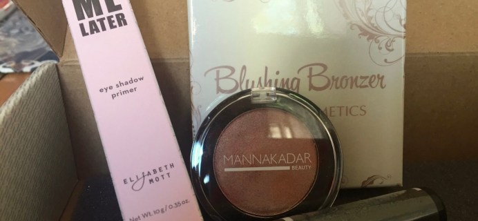 August 2016 Wantable Makeup Subscription Box Review