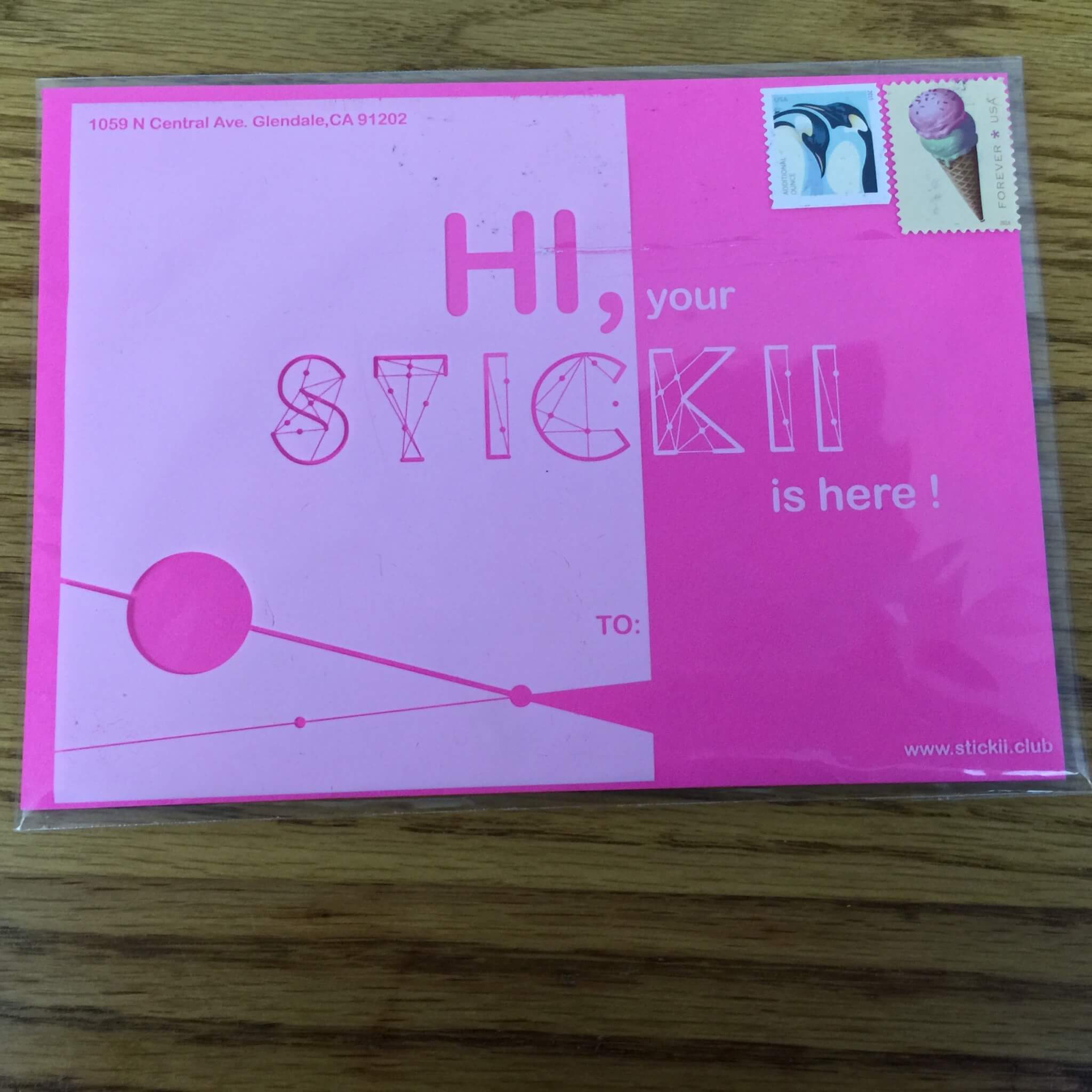 Stickii Club July 2016 Subscription Box Review - Hello Subscription
