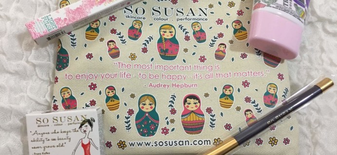 So Susan Lip Love Bag May 2016 Review & Coupon