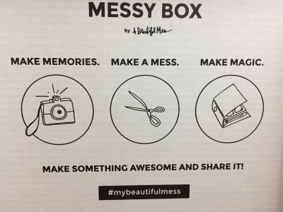 Messy Box July 2016 Subscription Box Review