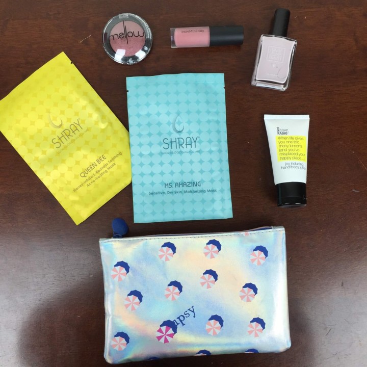 Ipsy July 2016 review