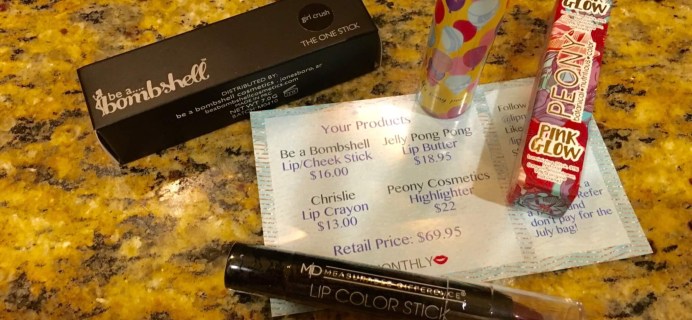 Lip Monthly June 2016 Subscription Box Review & Coupon