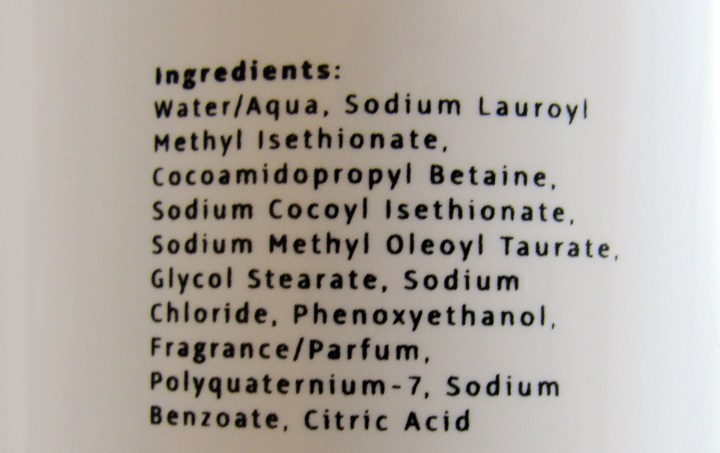 Shampoo Label