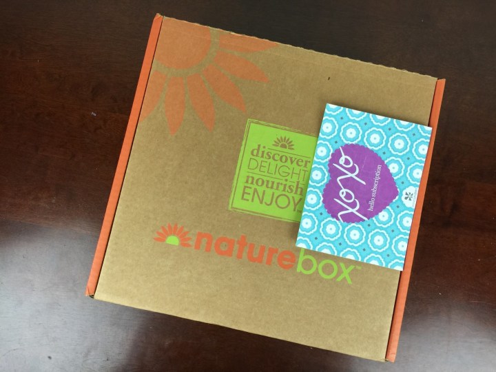 NatureBox July 2016 box