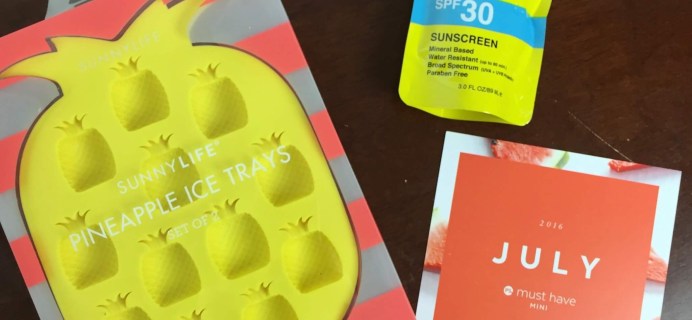 July 2016 Popsugar Must Have Mini Box Giveaway!