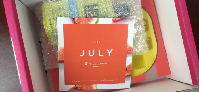 POPSUGAR Must Have Mini July 2016 Subscription Box Review