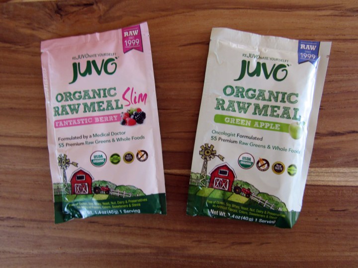 Juvo Organic Raw Meal Fantastic Berry and Green Apple